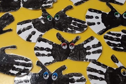 Murcielagos con las manos - ¡Halloween de última hora!